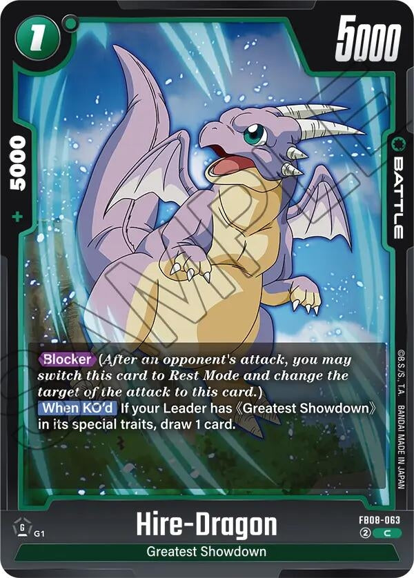 Image for Hire-Dragon (FB08-063) (FB08) - Dragon Ball Super: Fusion World