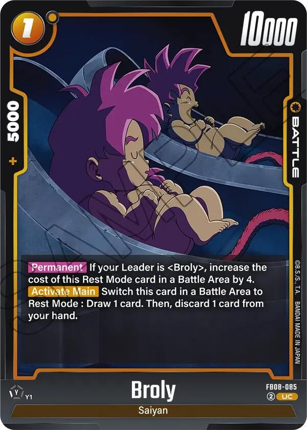 Image for Broly - FB08-085 (FB08-085) (FB08) - Dragon Ball Super: Fusion World