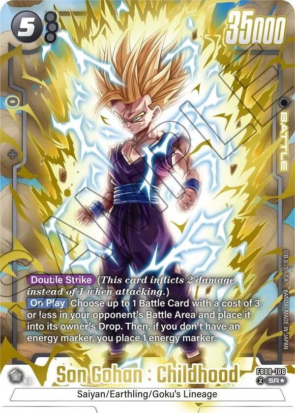 Image for Son Gohan : Childhood - FB08-106 (Alternate Art) (FB08-106) (FB08) - Dragon Ball Super: Fusion World