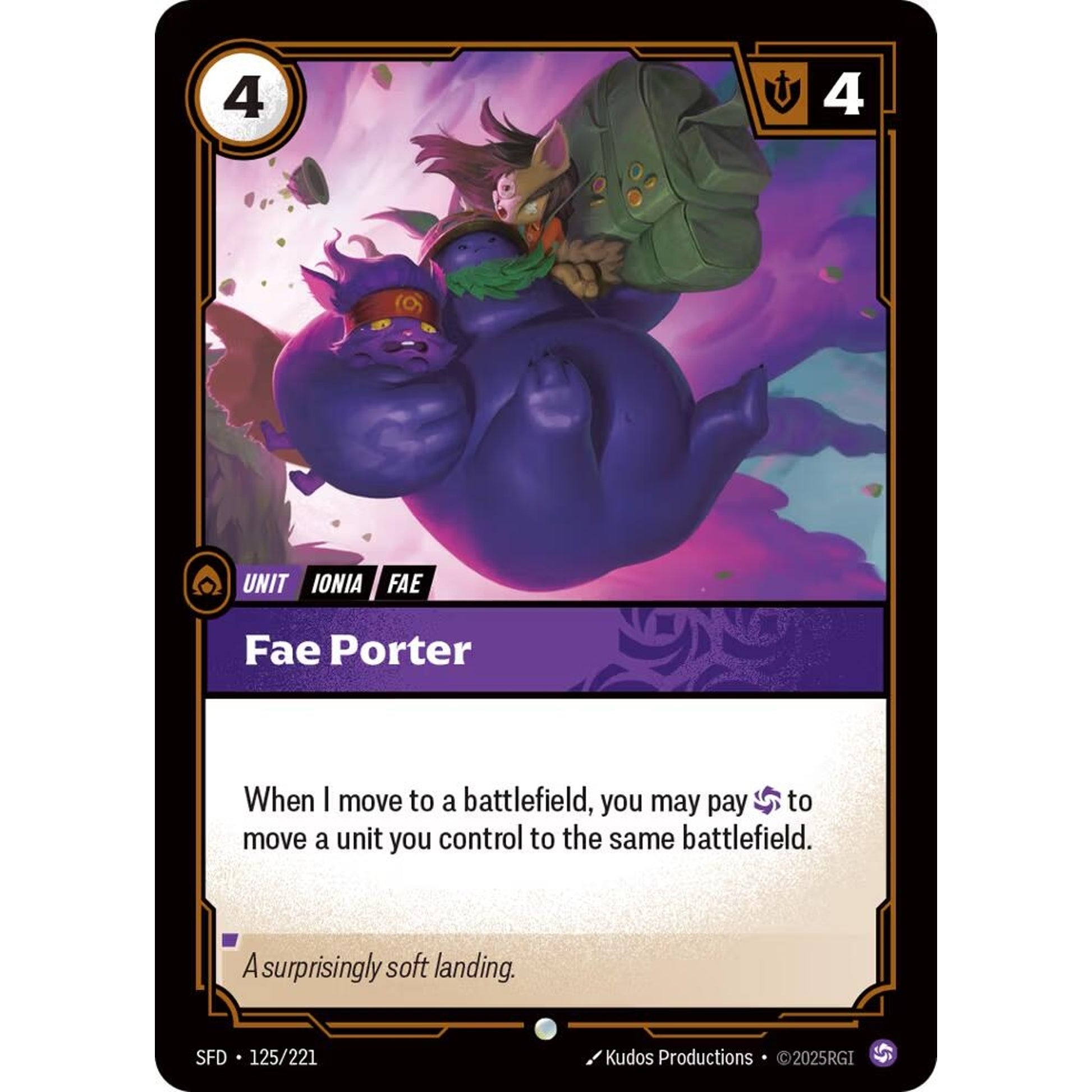 Image for Fae Porter (125/221) (SFD) - Riftbound: League of Legends Trading Card Game