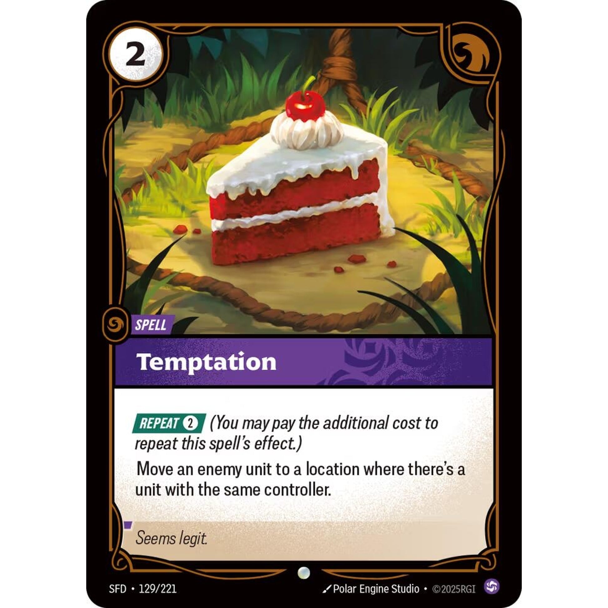 Image for Temptation (129/221) (SFD) - Riftbound: League of Legends Trading Card Game