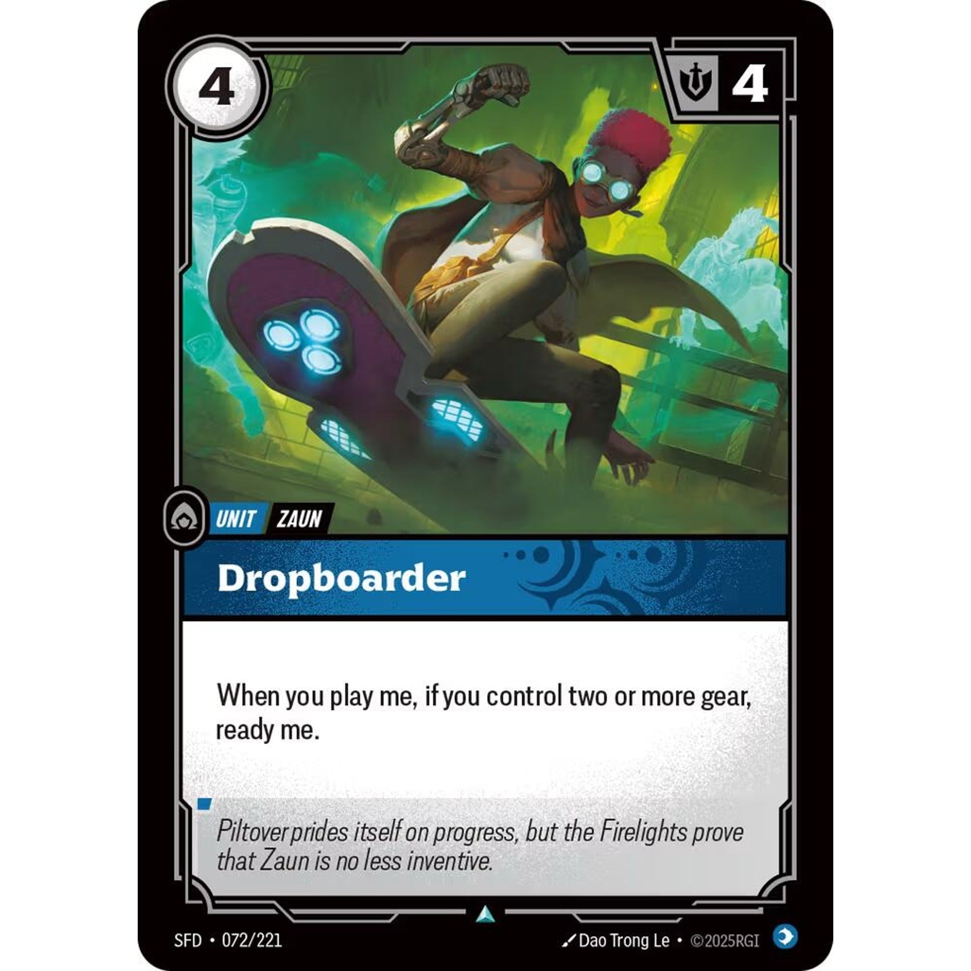 Image for Dropboarder (072/221) (SFD) - Riftbound: League of Legends Trading Card Game