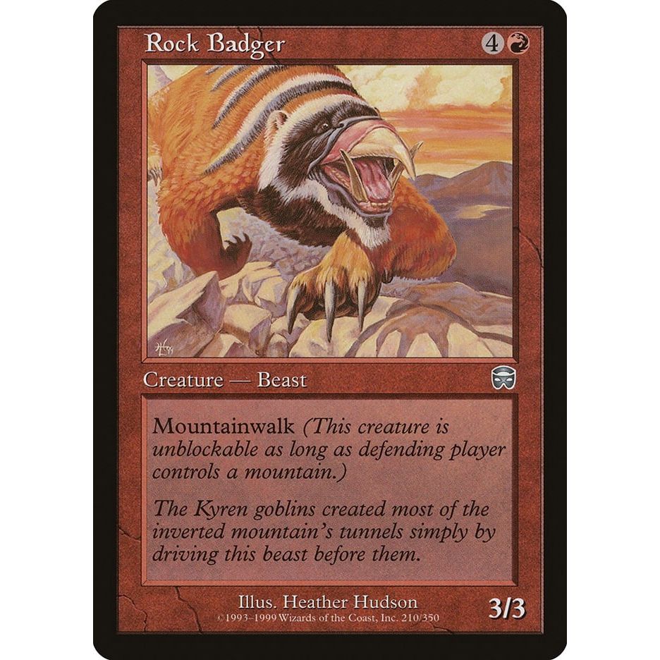 Image for Rock Badger (210) (MMQ) - Magic: The Gathering