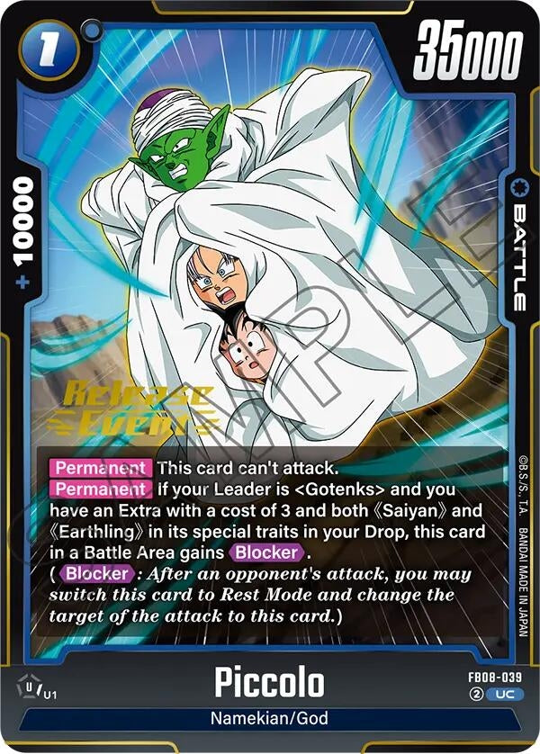 Image for Piccolo - FB08-039 (FB08-039) (FB08_PR) - Dragon Ball Super: Fusion World
