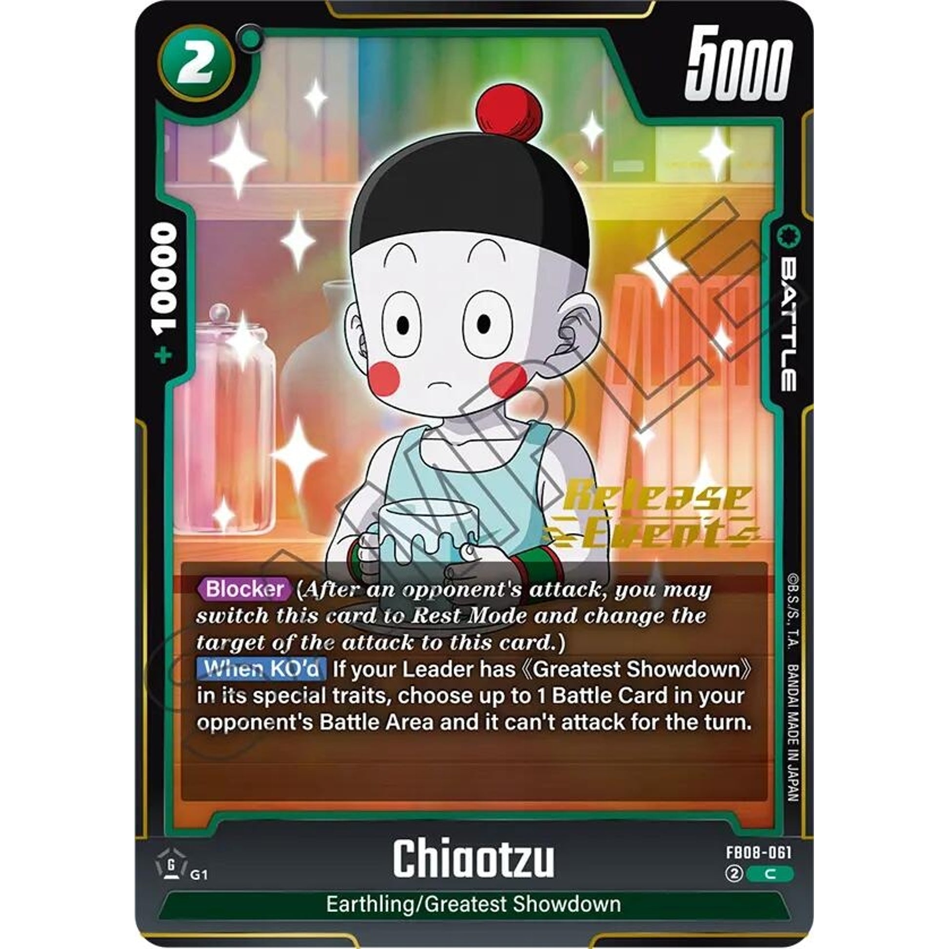 Image for Chiaotzu (FB08-061) (FB08_PR) - Dragon Ball Super: Fusion World