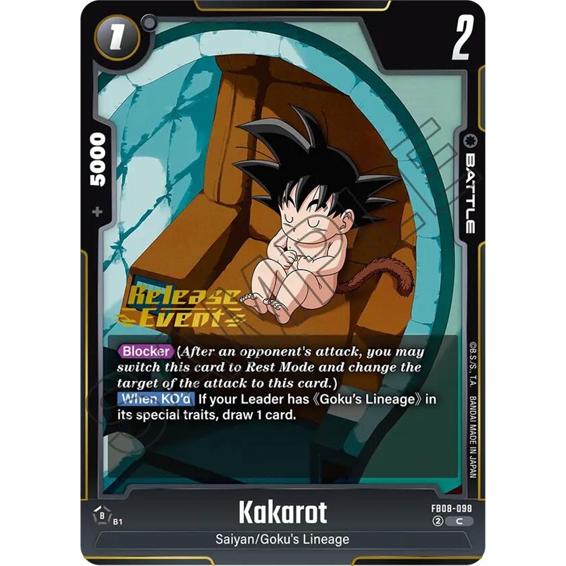Image for Kakarot - FB08-098 (FB08-098) (FB08_PR) - Dragon Ball Super: Fusion World