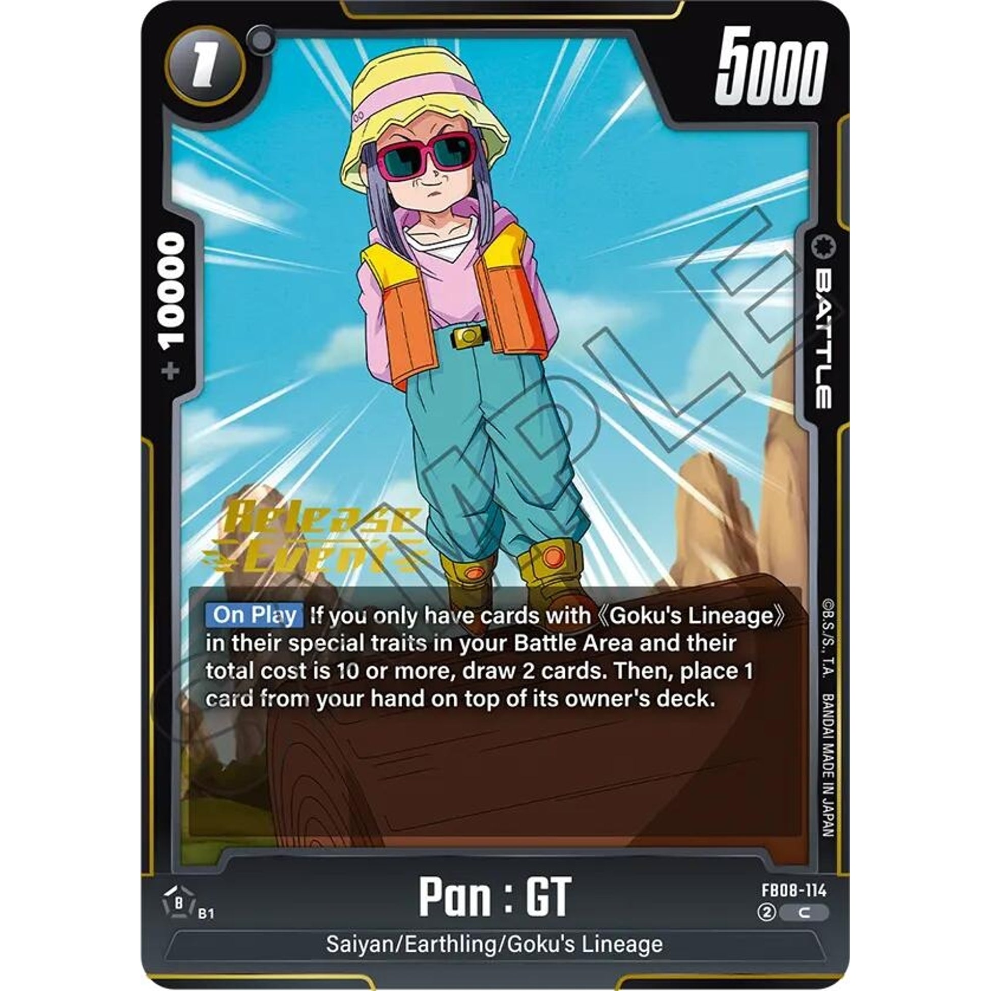 Image for Pan : GT - FB08-114 (FB08-114) (FB08_PR) - Dragon Ball Super: Fusion World
