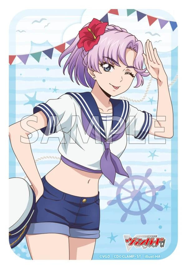 Image for Bushiroad Sleeve Collection Mini Extra Pack Vol.155: Cardfight!! Vanguard - Nao Inabe (Marine Style) (60-Pack) - Card Sleeves