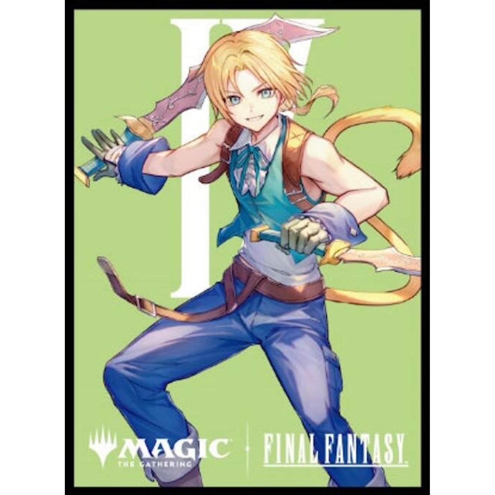 Image for Magic: The Gathering Player's Card Sleeve - FINAL FANTASY - Zidane, Tantalus Thief MFS-33 (80-Pack) - Card Sleeves