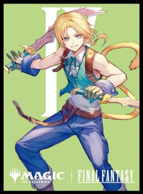 Image for Magic: The Gathering Player's Card Sleeve - FINAL FANTASY - Zidane, Tantalus Thief MFS-33 (80-Pack) - Card Sleeves