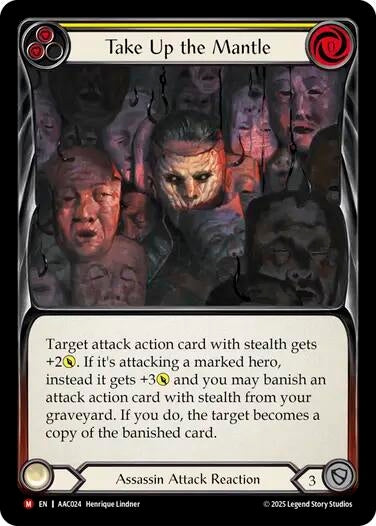 Image for Take Up the Mantle (AAC024) - Flesh and Blood TCG