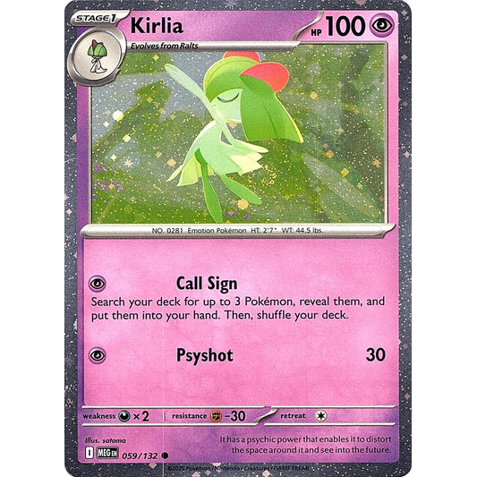 Image for Kirlia (Cosmos Holo) (059/132) - Pokemon