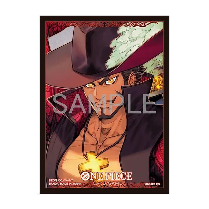 Image for One Piece Card Game Official Sleeves - Dracule Mihawk (70-Pack) - Card Sleeves