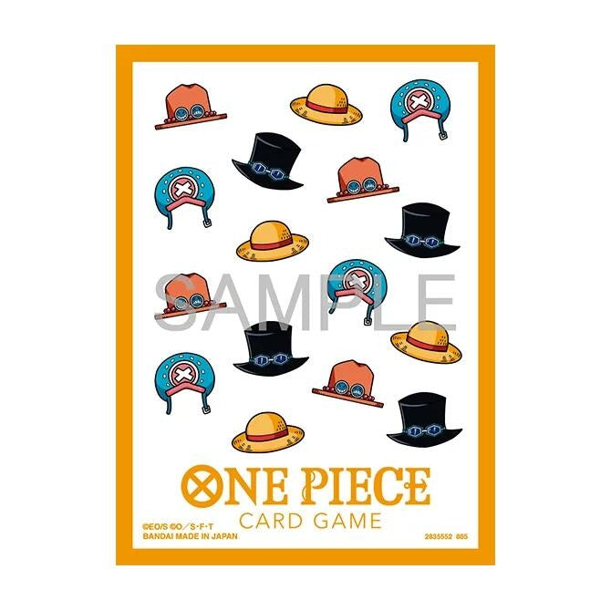 Image for One Piece Card Game Official Sleeves - Hat Patterns (70-Pack) - Card Sleeves