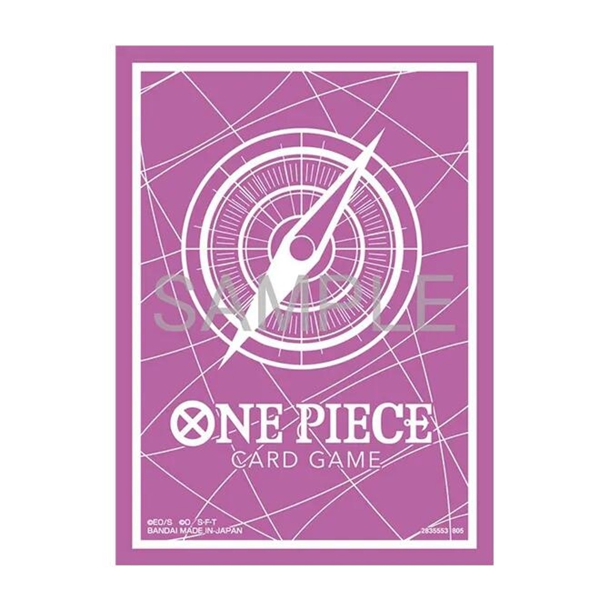 Image for One Piece Card Game Official Sleeves - Standard Purple (70-Pack) - Card Sleeves