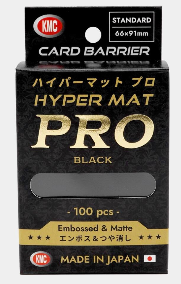 Image for KMC Card Barrier - Hyper Matte PRO - Black (100-Pack) - Card Sleeves