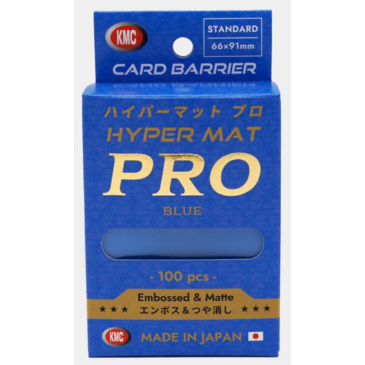 Image for KMC Card Barrier - Hyper Matte PRO - Blue (100-Pack) - Card Sleeves
