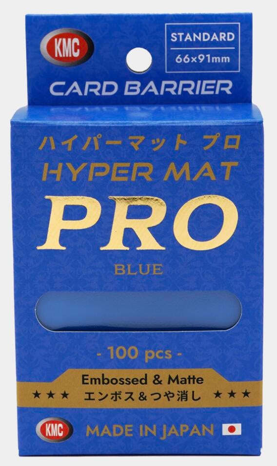 Image for KMC Card Barrier - Hyper Matte PRO - Blue (100-Pack) - Card Sleeves