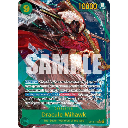 Dracule Mihawk - OP14-119 (Alternate Art) (OP14-119)