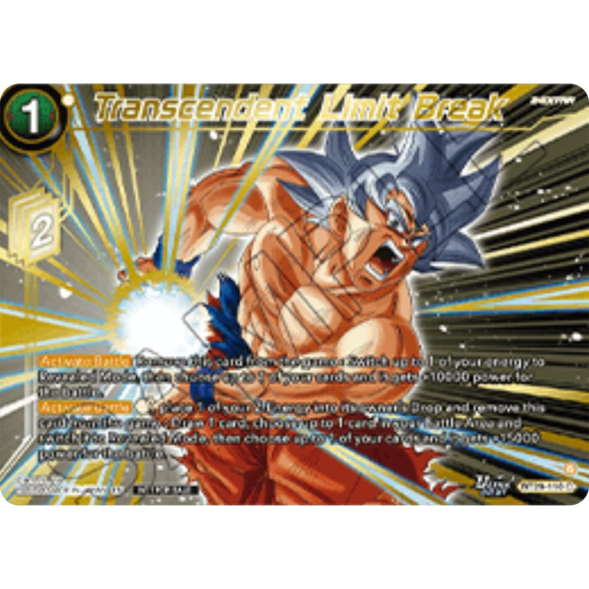 Image for Transcendent Limit Break (Championship 2025 Finals Premium Pack) (BT28-110) (TPR) - Dragon Ball Super: Masters