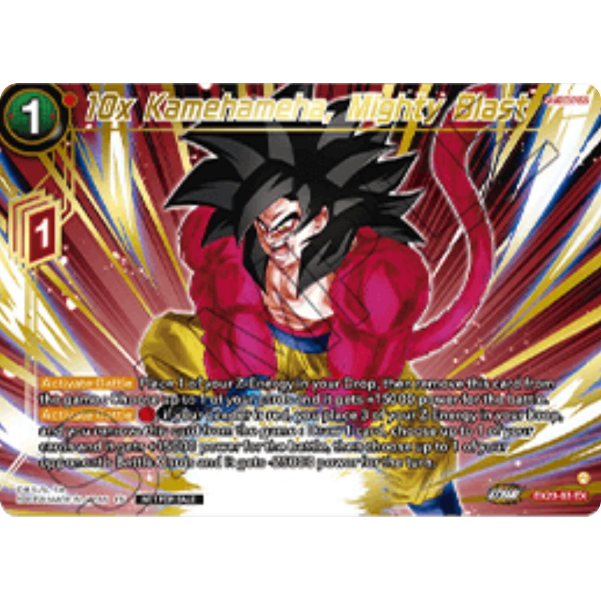 Image for 10x Kamehameha, Mighty Blast (Championship 2025 Finals Premium Pack) (EX28-03) (TPR) - Dragon Ball Super: Masters