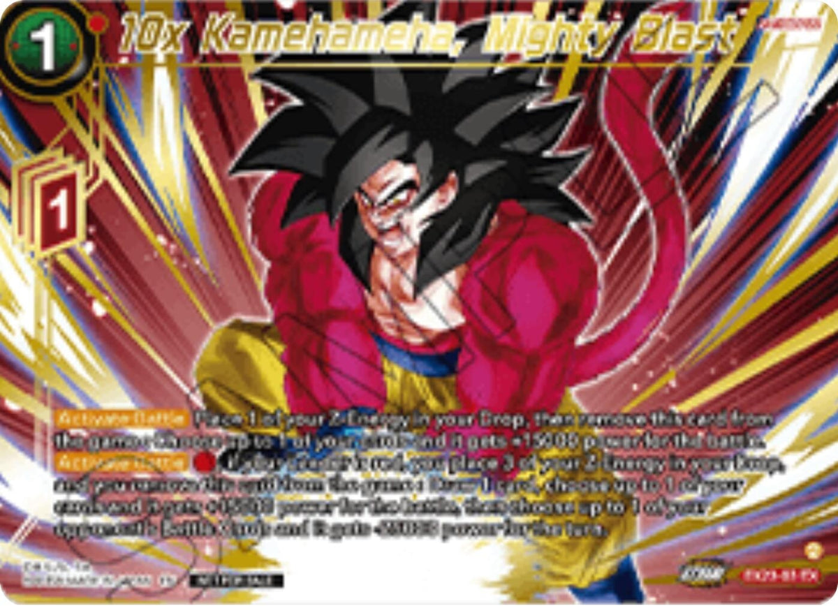 Image for 10x Kamehameha, Mighty Blast (Championship 2025 Finals Premium Pack) (EX28-03) (TPR) - Dragon Ball Super: Masters