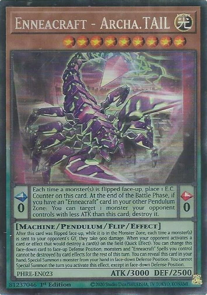 Image for Enneacraft - Archa.TAIL (CR) (PHRE-EN023) (PHRE) - YuGiOh