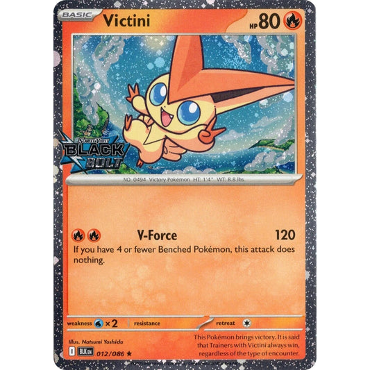 Image for Victini (Black Bolt Stamped) (012/086) - Pokemon