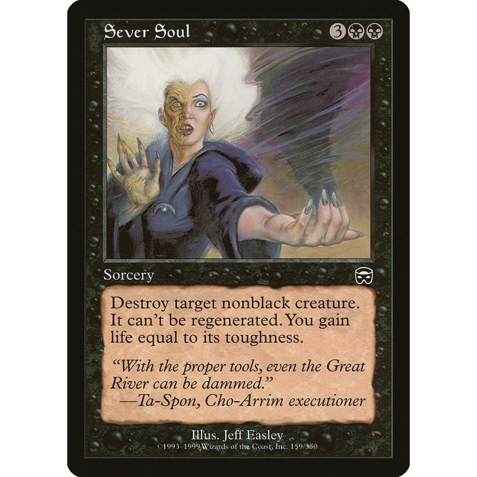 Image for Sever Soul (159) (MMQ) - Magic: The Gathering