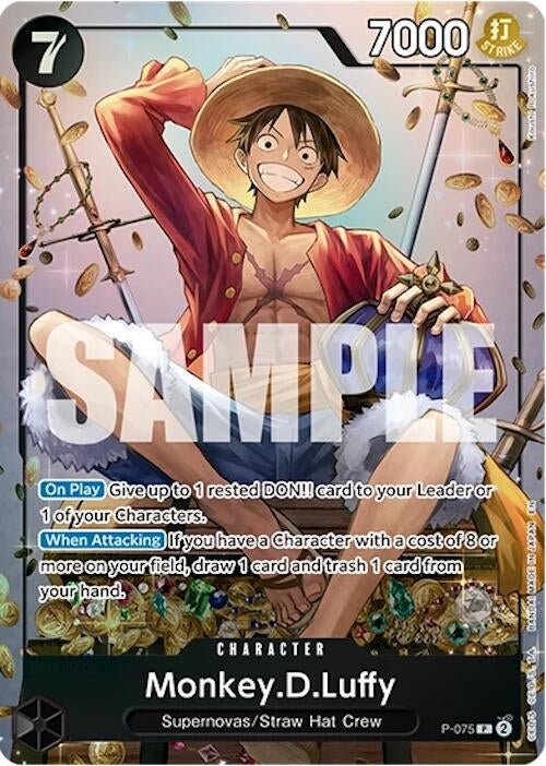 Image for Monkey.D.Luffy (Tin Pack Set Vol. 2) (P-075) (OP-PR) - One Piece Card Game