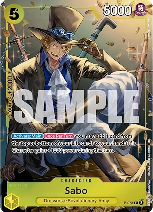 Image for Sabo (Tin Pack Set Vol. 2) (P-073) (OP-PR) - One Piece Card Game