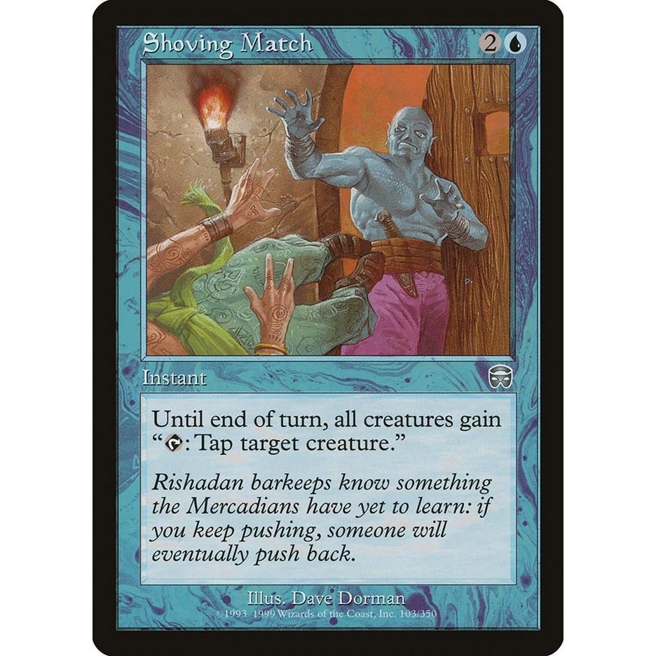 Image for Shoving Match (103) (MMQ) - Magic: The Gathering