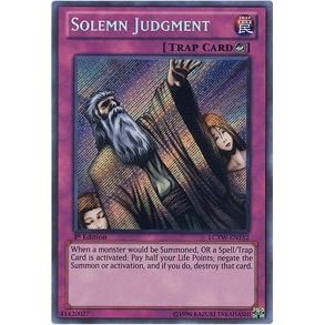 Image for Solemn Judgment (LCYW-EN152) (LC03) - YuGiOh