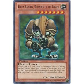 Image for Green Baboon, Defender of the Forest (LCYW-EN165) (LC03) - YuGiOh