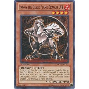 Image for Horus the Black Flame Dragon LV4 (LCYW-EN197) (LC03) - YuGiOh
