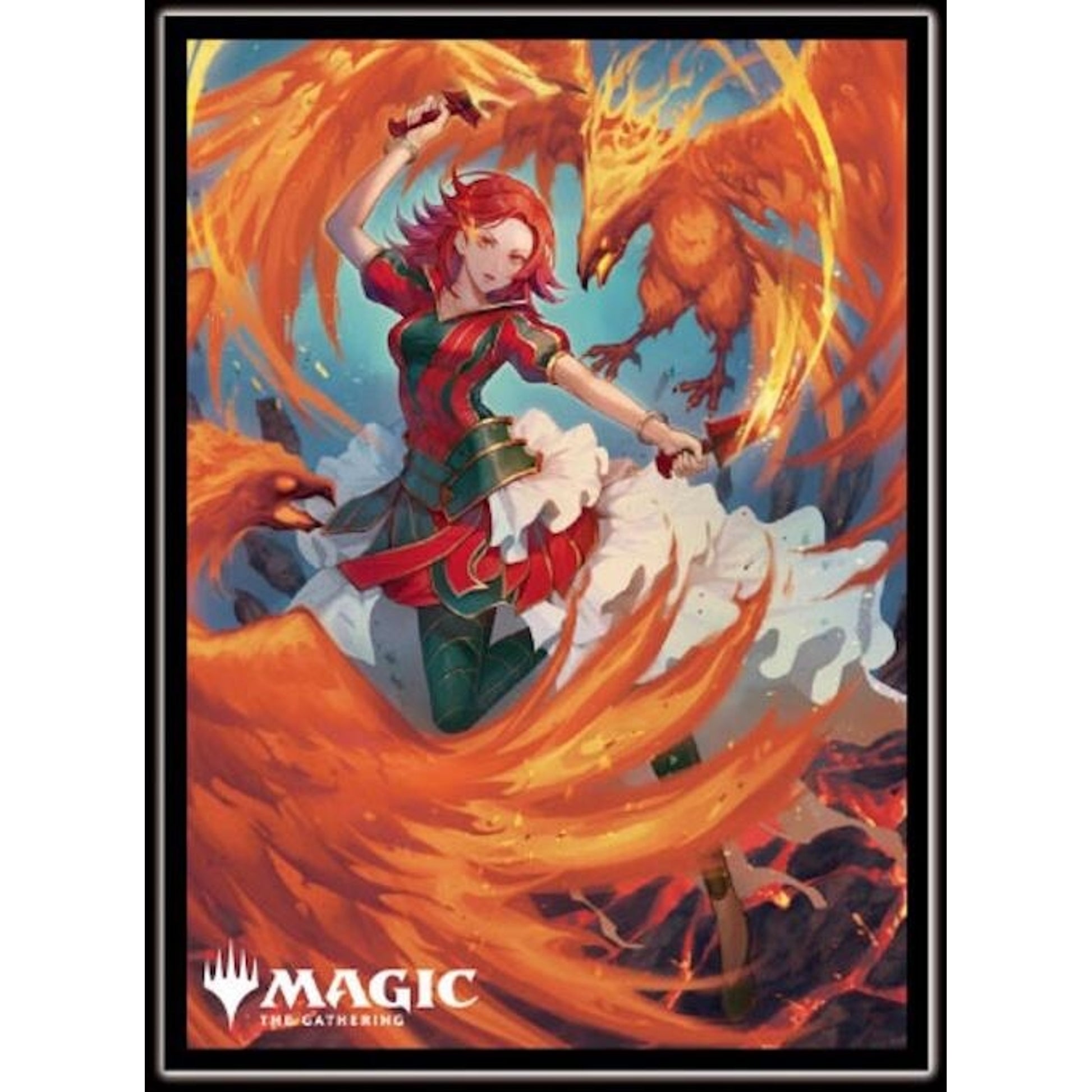 Image for Magic: The Gathering Player's Card Sleeve - Foundations - Rionya, Fire Dancer MTGS-333 (80-Pack) - Card Sleeves