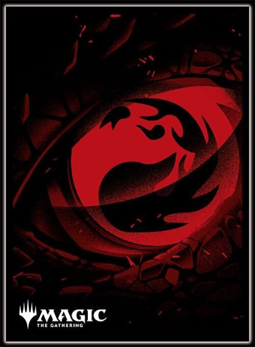 Image for Magic: The Gathering Player's Card Sleeve - Mana Minimalist - Red Mana MTGS-301 (80-Pack) - Card Sleeves