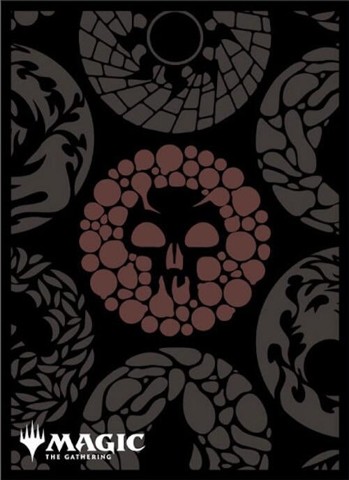 Image for Magic: The Gathering Player's Card Sleeve - Mana Minimalist - Black Mana MTGS-294 (80-Pack) - Card Sleeves