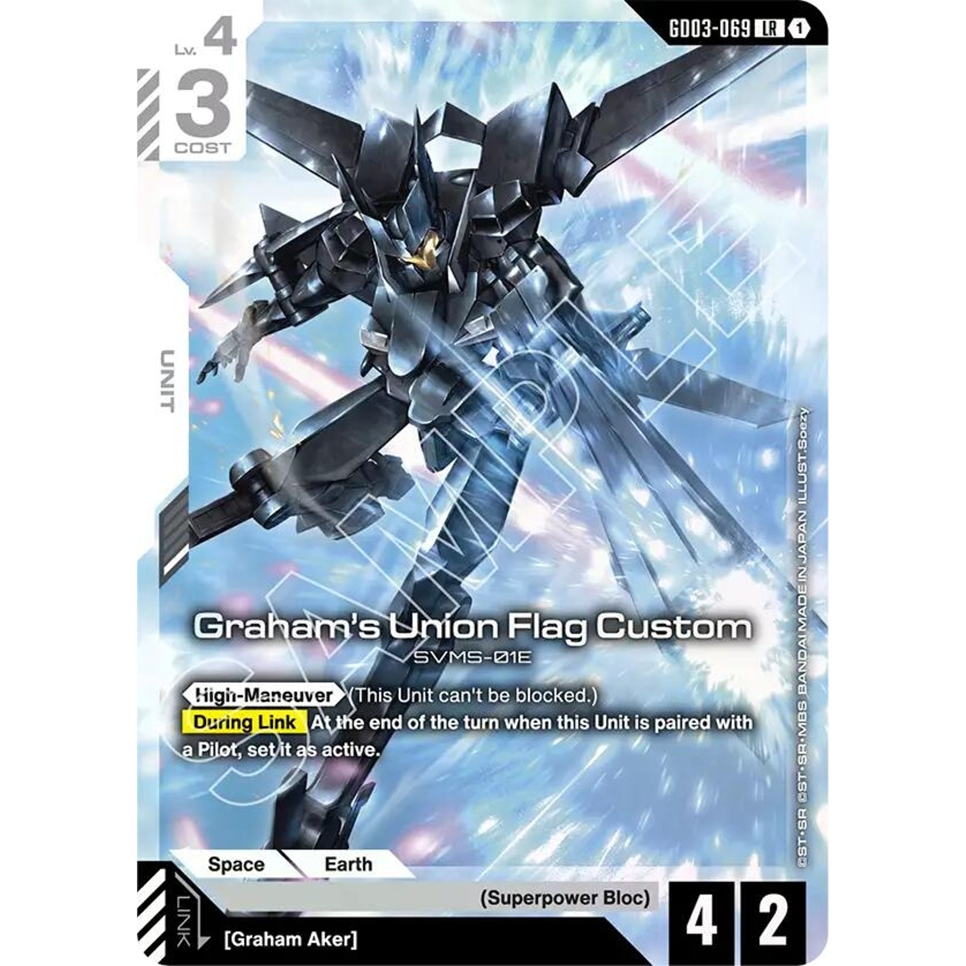 Image for Graham's Union Flag Custom (GD03-069) (GD03) - Gundam Card Game