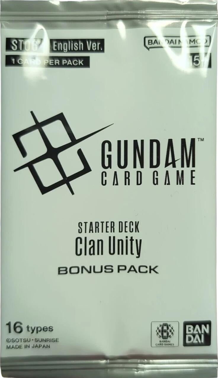 Image for Starter Deck: Clan Unity Bonus Pack - Gundam Card Game