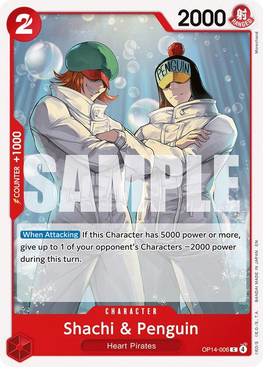 Image for Shachi & Penguin (OP14-006) - One Piece Card Game
