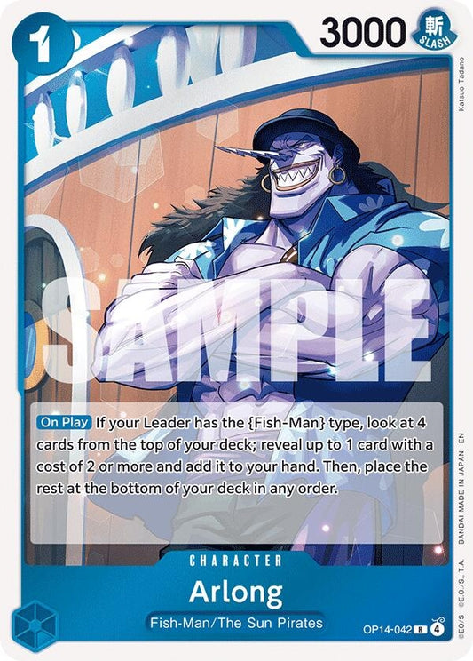 Image for Arlong (OP14-042) - One Piece Card Game