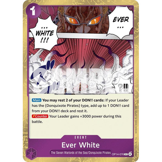 Image for Ever White (OP14-076) - One Piece Card Game
