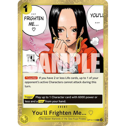 Image for You'll Frighten Me... (OP14-118) - One Piece Card Game