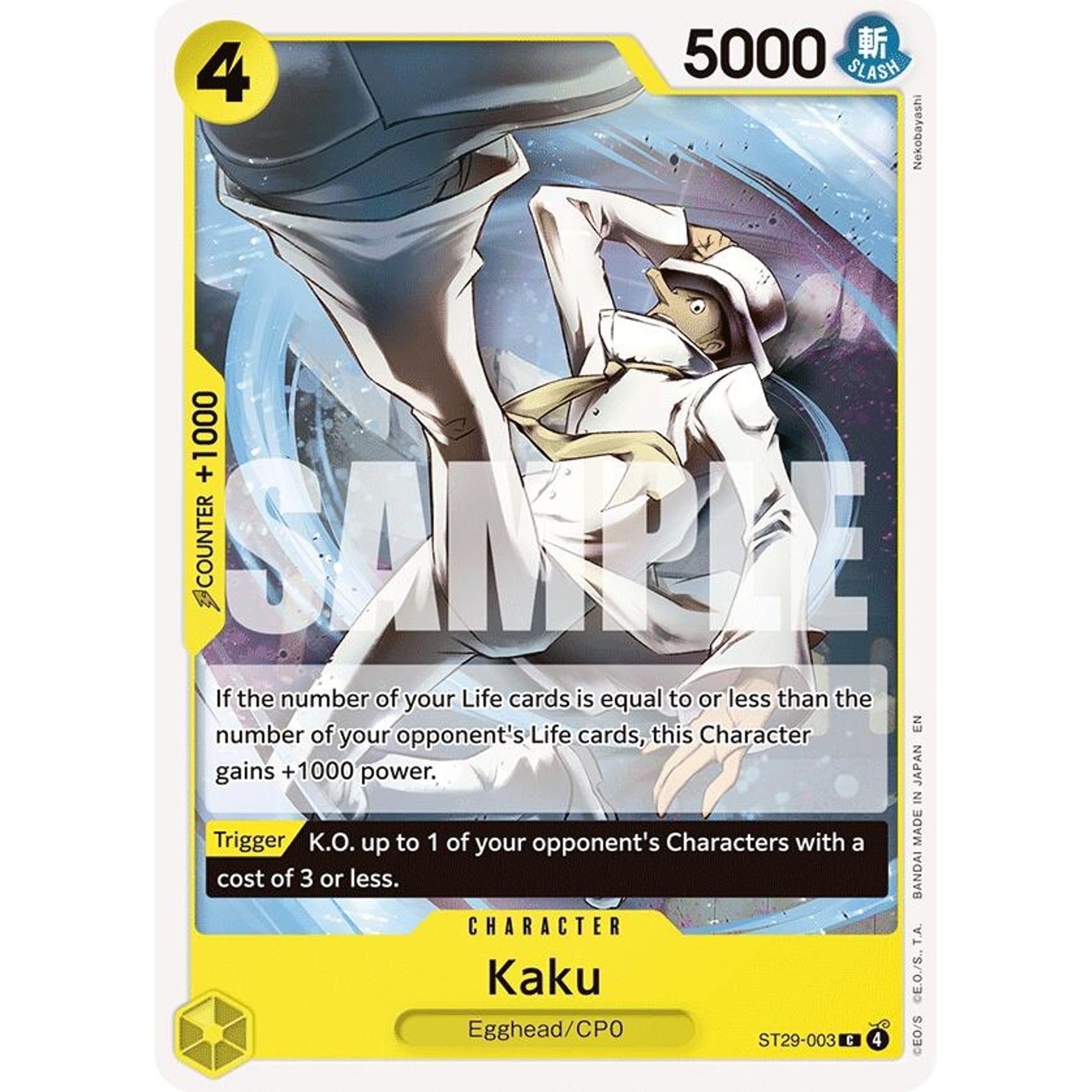 Image for Kaku (ST29-003) - One Piece Card Game