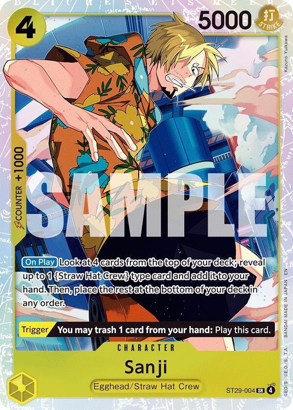 Image for Sanji (ST29-004) - One Piece Card Game
