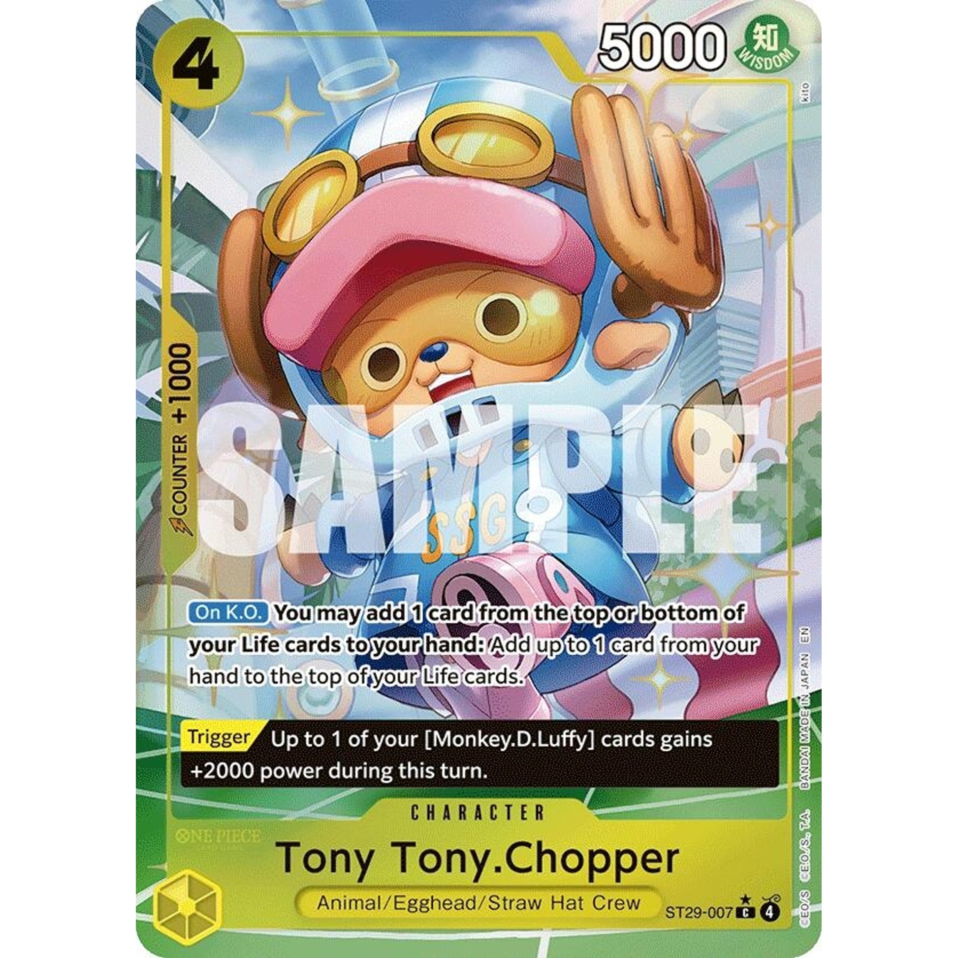 Image for Tony Tony.Chopper (Full Art) (ST29-007) - One Piece Card Game