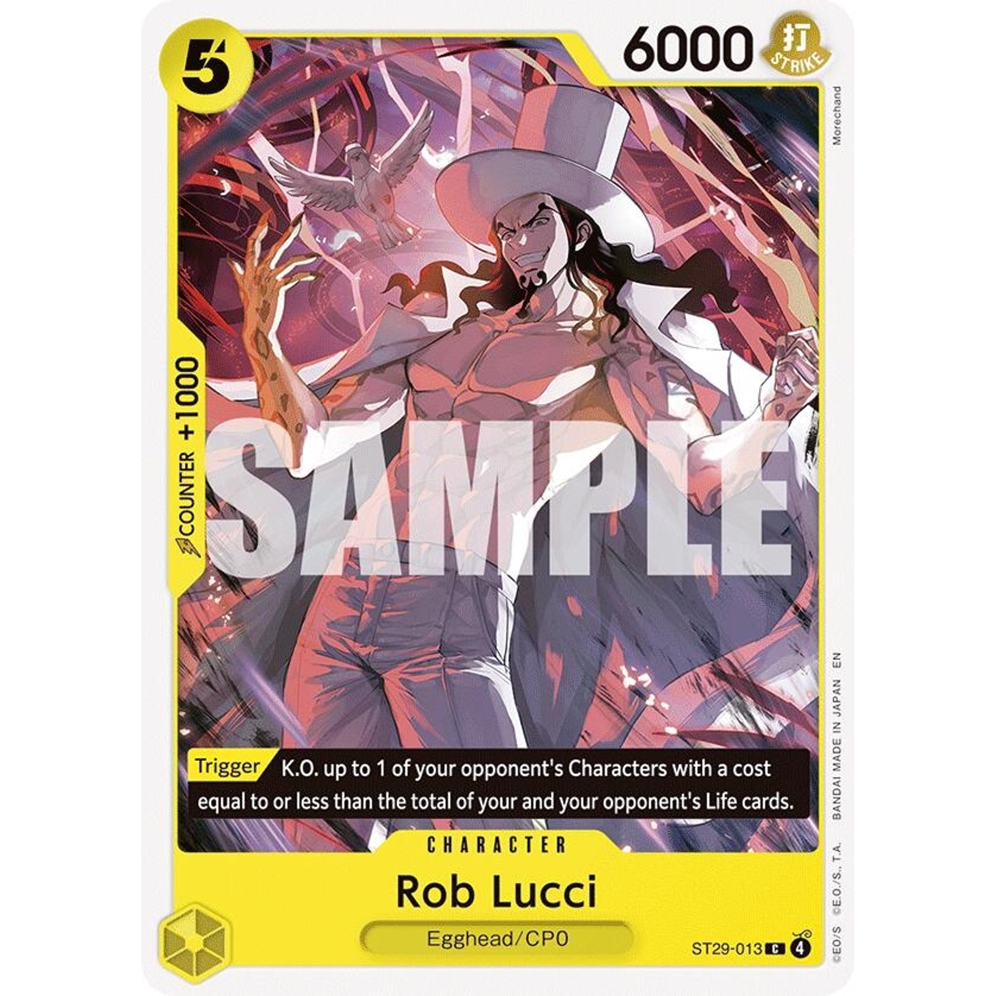 Image for Rob Lucci (ST29-013) - One Piece Card Game