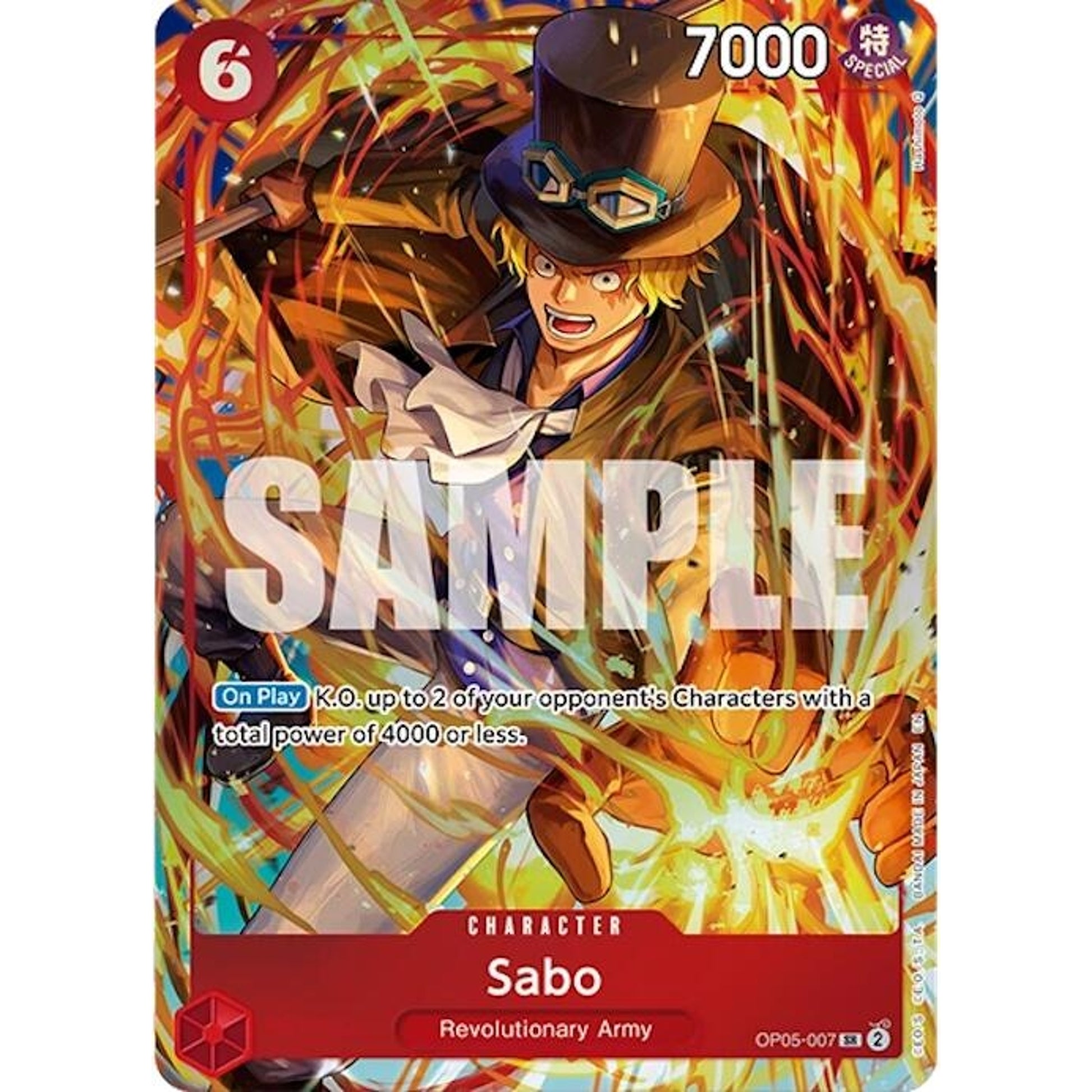 Image for Sabo (Illustration Box Vol.5) (OP05-007) - One Piece Card Game