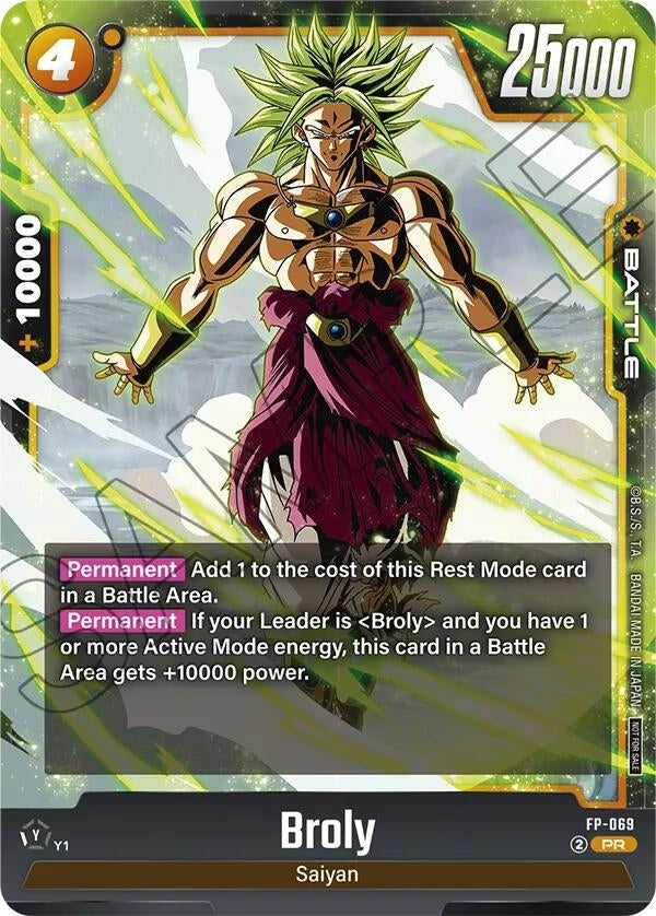 Image for Broly (Ultimate Battle 2026 Vol.1) (FP-069) (DBSFW_TPR) - Dragon Ball Super: Fusion World
